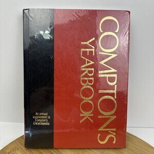 New Sealed Compton’s Yearbook 2003 Hardcover Supplement To Comptons Encyclopedia